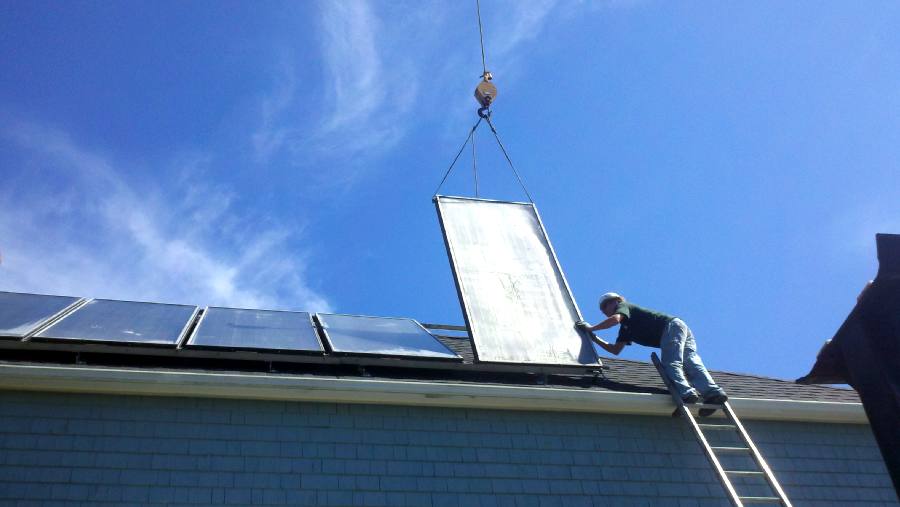 solar panel installation in hanover
